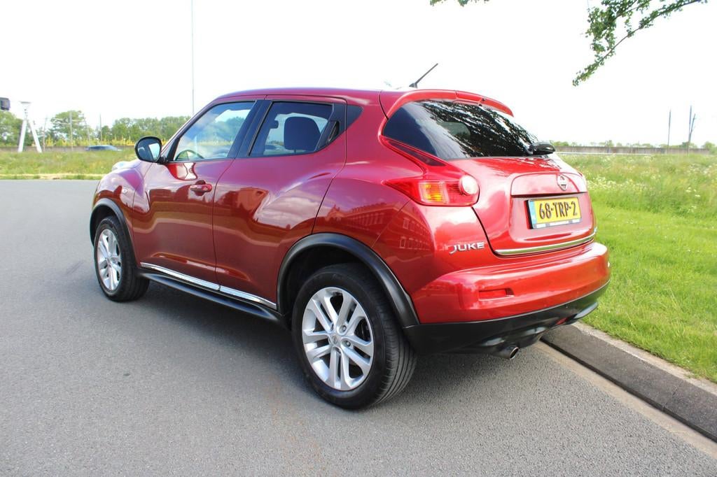 Nissan Juke 1.6 Acenta Eco Climate Control, APK 06-04-2027, Voorwielaandrijving, Euro 5, Stof, Zwart