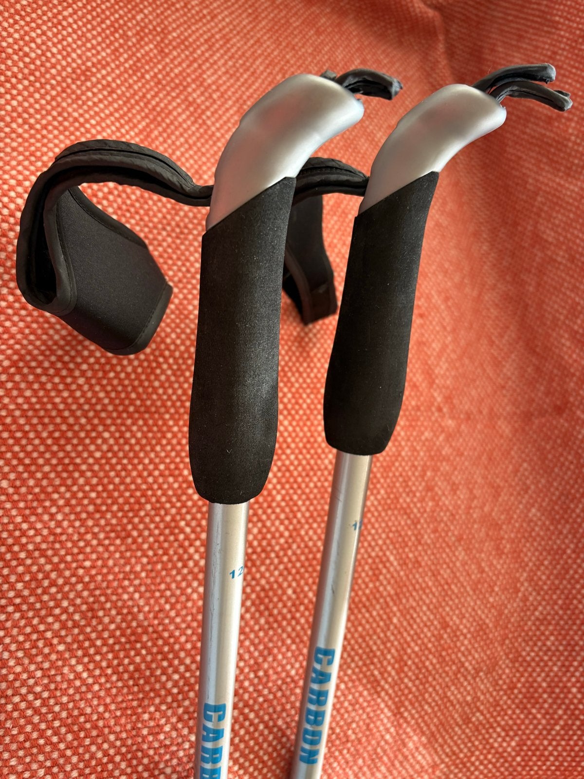 Carbon Nordic Walking Ultra-Light Wandelstokken 120cm, Sport en Fitness, Bergsport en Wandelen, Ophalen, Gebruikt, Wandelstok