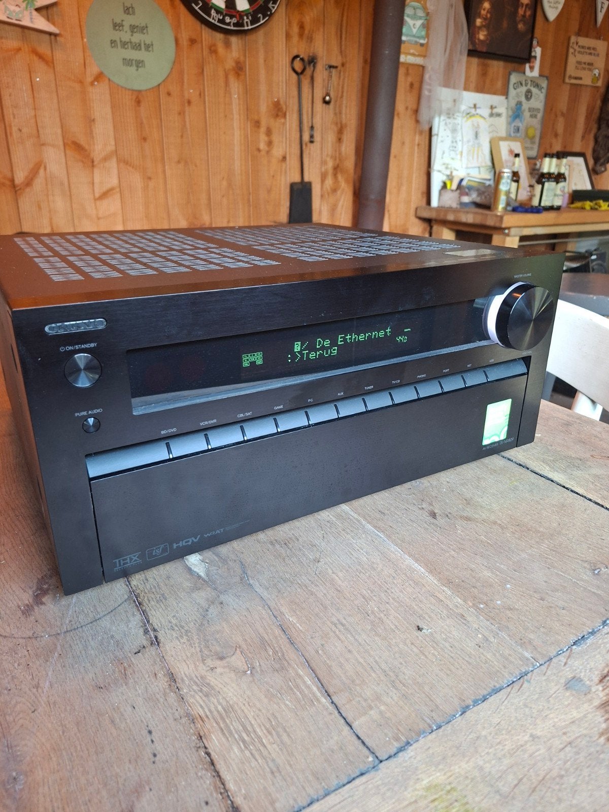 versterker Onkyo TX-NR809 AV Receiver - Topkwaliteit Geluid, Ophalen, Gebruikt, 120 watt of meer, Onkyo
