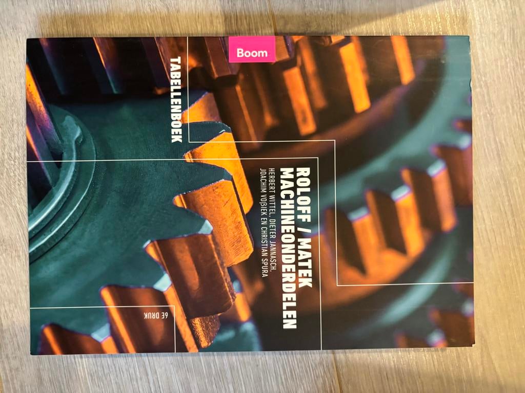 Roloff/Matek Machineonderdelen Tabellenboek 3e druk, Ophalen of Verzenden, Zo goed als nieuw, Werktuigbouwkunde