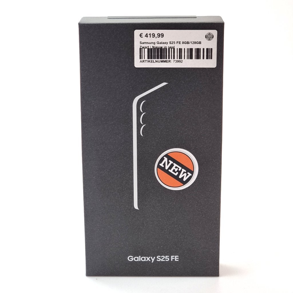 Samsung Galaxy S25 FE 8GB/128GB Zwart | Nieuw in seal, Samsung, Gebruikt, Support@Samsung.com, 129, Samsung-ro, Yeongtong-gu
Suwon-si, Gyeonggi-do 16677
South Korea