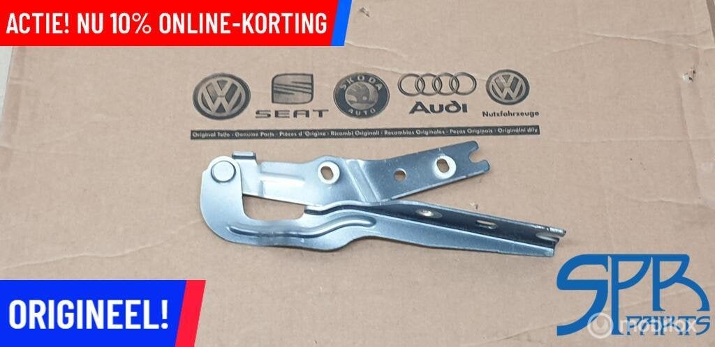 GOLF 7 VII LB7W LINKS Motorkapscharnier SCHARNIER 5G0823301B, Auto-onderdelen, Gebruikt, Volkswagen, Ophalen of Verzenden, Volkswagen