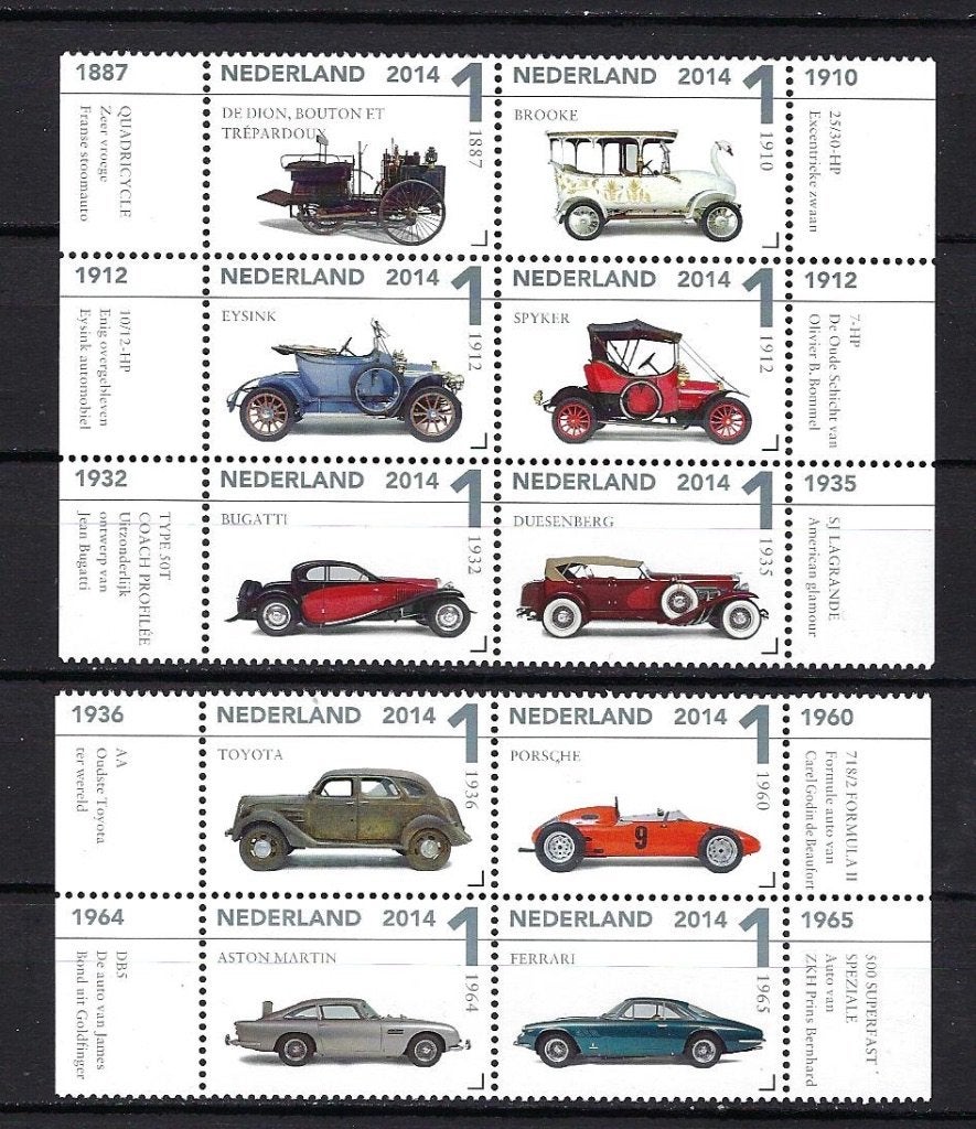 NVPH 3155/3164 (Klassiekers uit Lowman Museum) Postfris, Ophalen of Verzenden, Na 1940, Postfris