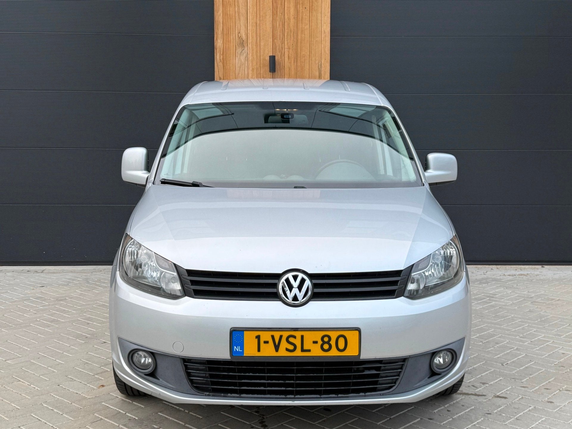 Volkswagen Caddy 1.6 TDI 102PK (bj 2012) AUTOMAAT/LEER/NAVI/, Euro 5, Gebruikt, Zwart, 4 cilinders
