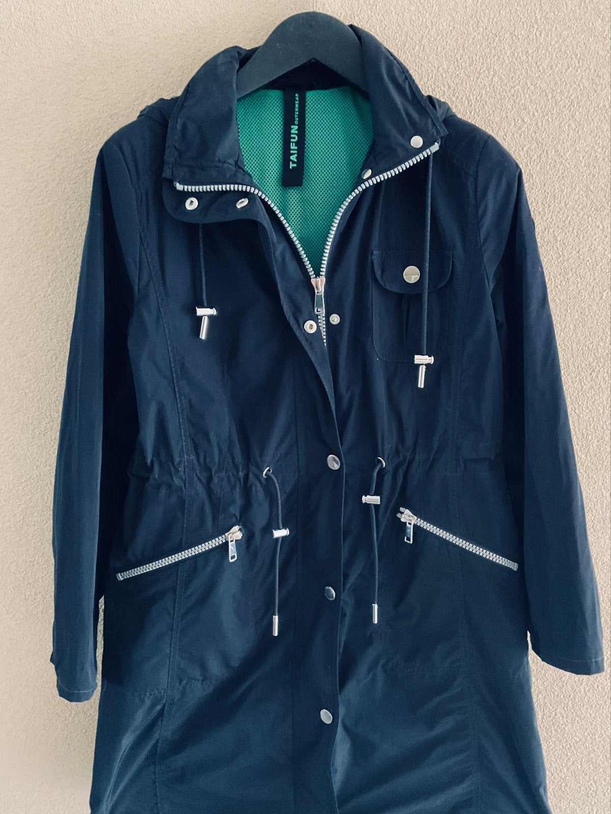 Taifun jas maat 36, Kleding | Dames, Jassen | Zomer, Ophalen of Verzenden, Zo goed als nieuw, Maat 36 (S), Blauw