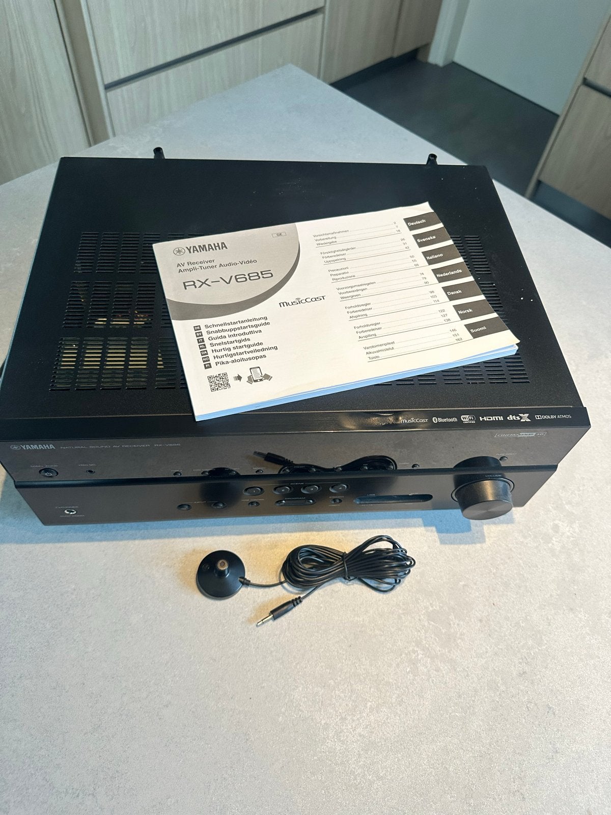 Yamaha AV receiver RX-V685 -  7.1 Home Cinema, Ophalen of Verzenden, Gebruikt, 7.1-systeem, Overige merken