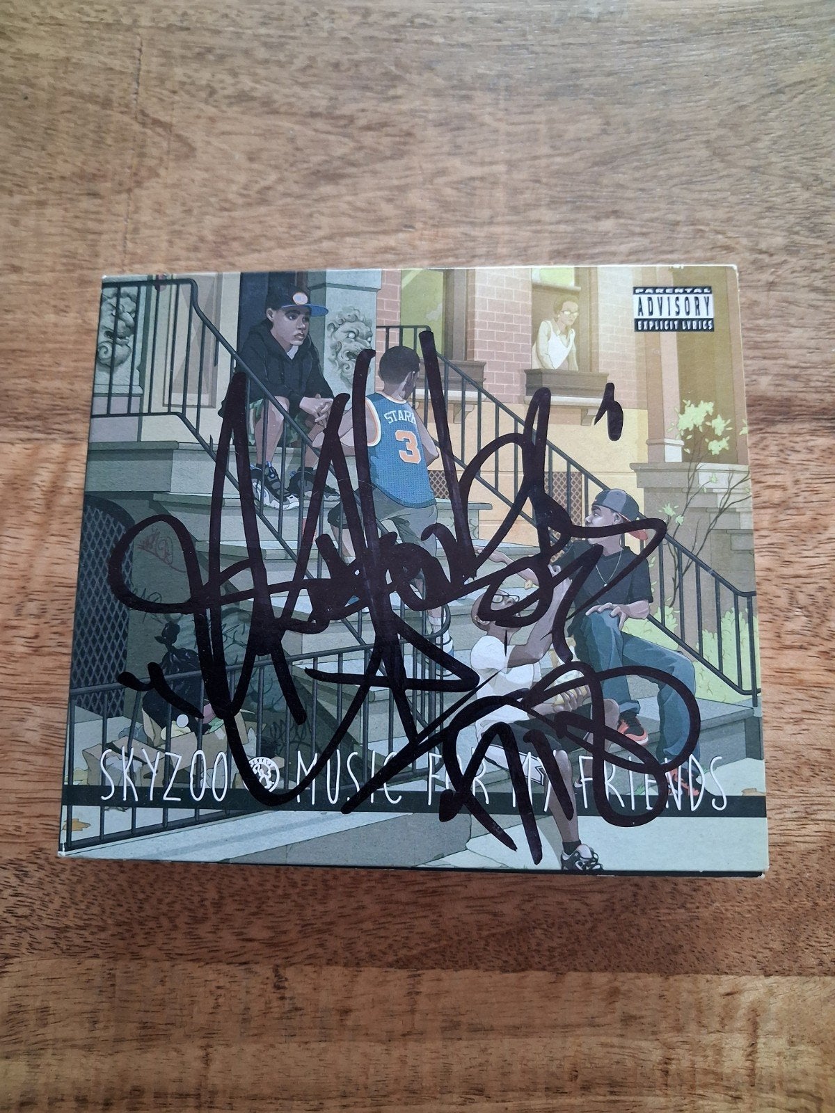 Skyzoo & Music For My Friends gesigneerde CD, Cd's en Dvd's, Ophalen of Verzenden, Zo goed als nieuw, Album, Gesigneerd