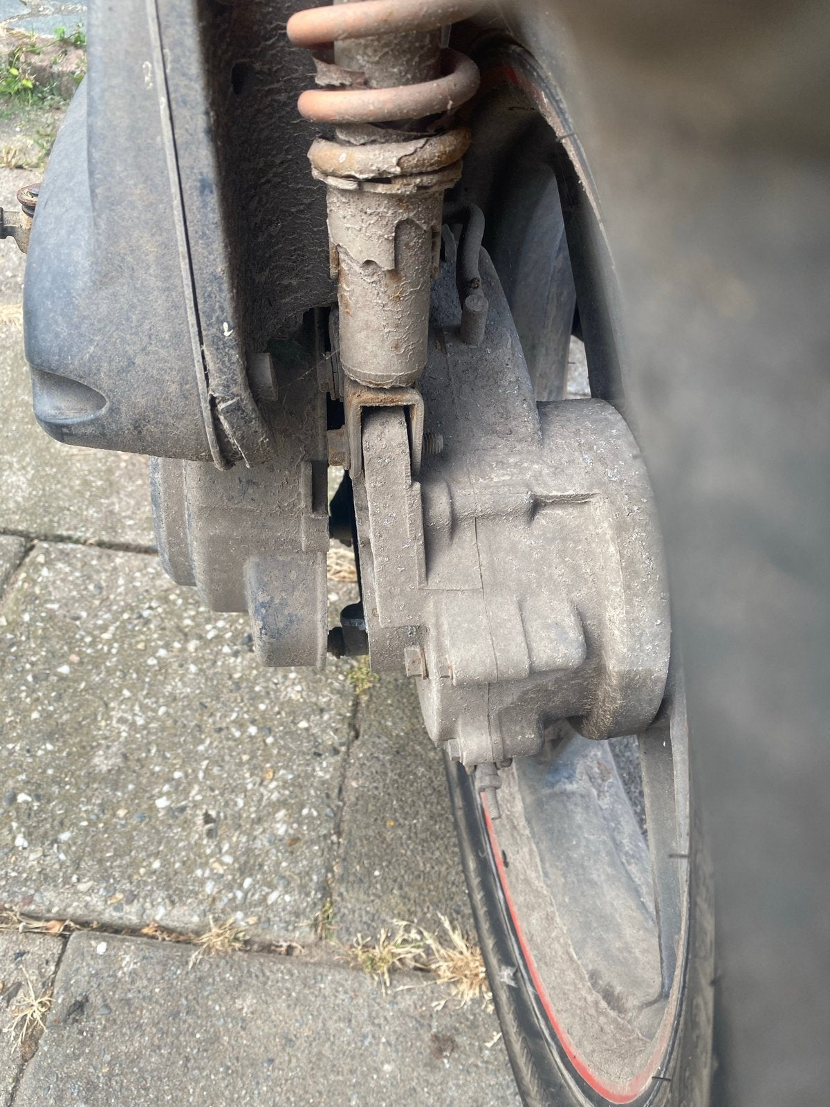 Zwarte scooter - Gebruikt, voor onderdelen of opknappen, Ophalen, Gebruikt, Overige typen, Overige merken