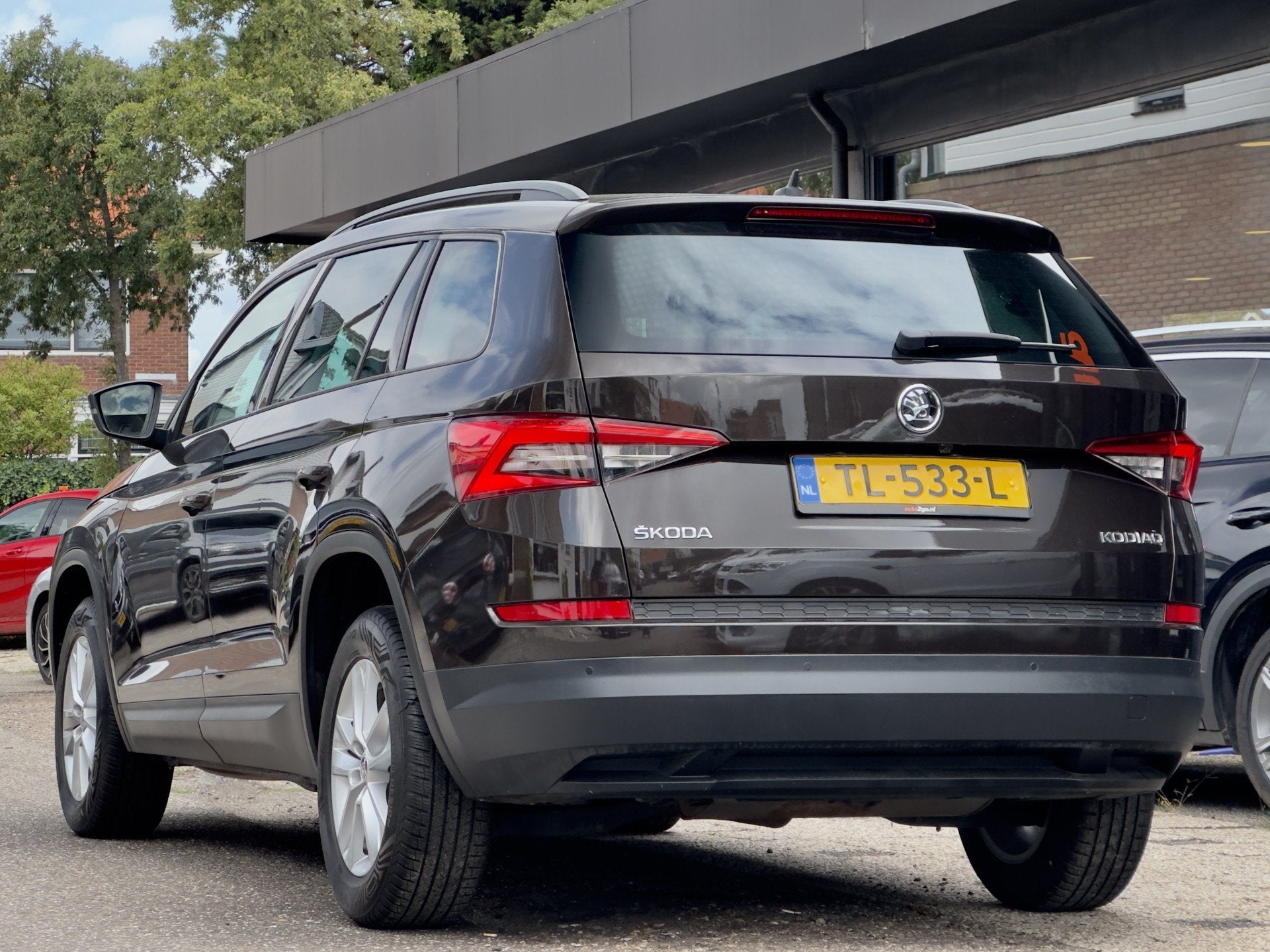 Skoda Kodiaq 1.4 TSI AUT 7PERSOONS VOL-LEDER NAVI CAMERA APP, Auto's, 7 stoelen, Leder, 1395 cc, Kodiaq