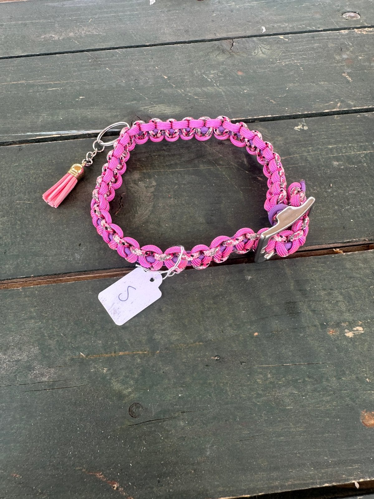 Honden halsband S, Ophalen of Verzenden, Handgemaakt, Nieuw