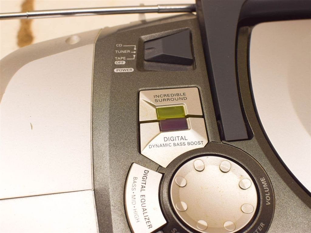 Philips Draagbare radio,cd.cassette recorder 52002, Ophalen of Verzenden, Gebruikt