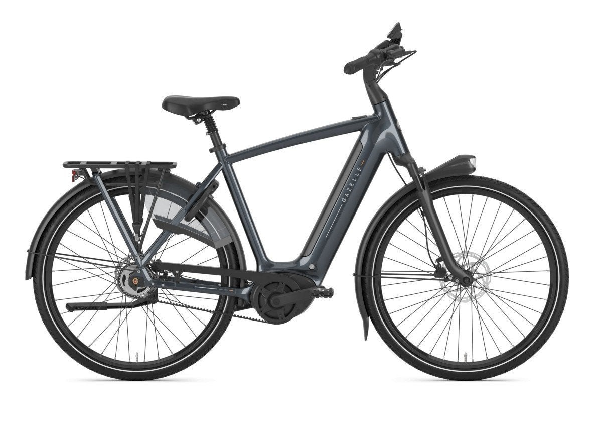 GAZELLE Grenoble C5 Heren Anthracite Grey Glans 61cm, Ophalen, -, -, Nieuw