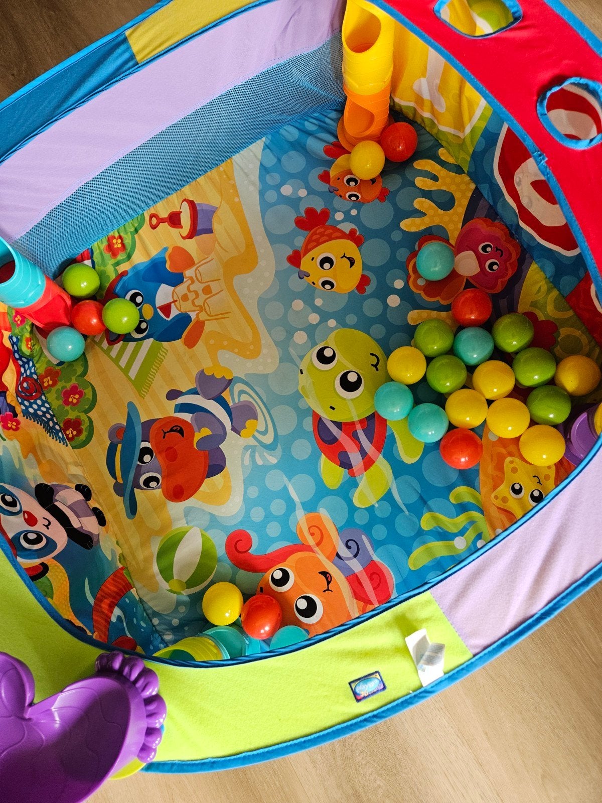 Babygym/Speelkleed met ballenbak en speeltjes, Speelkleed, Onbekend, Ophalen of Verzenden, Zo goed als nieuw