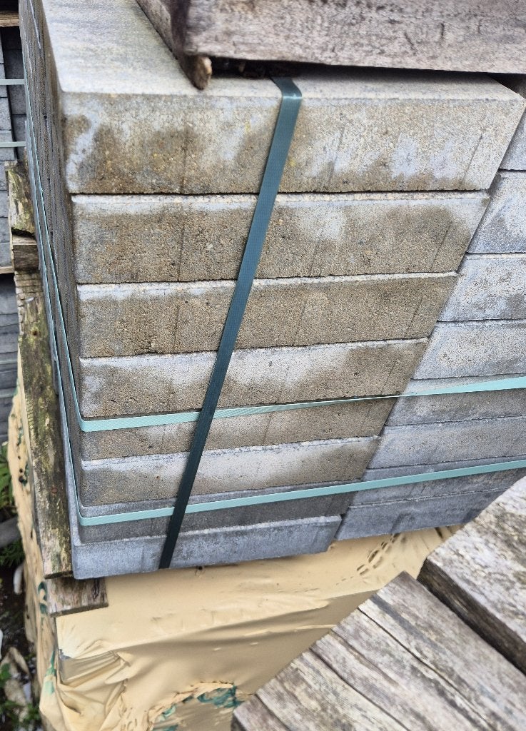 Tuintegel Soft Comfort Grezzo Wildverband 6cm dik 30m2, Ophalen of Verzenden, Zo goed als nieuw, 10 m² of meer, Beton