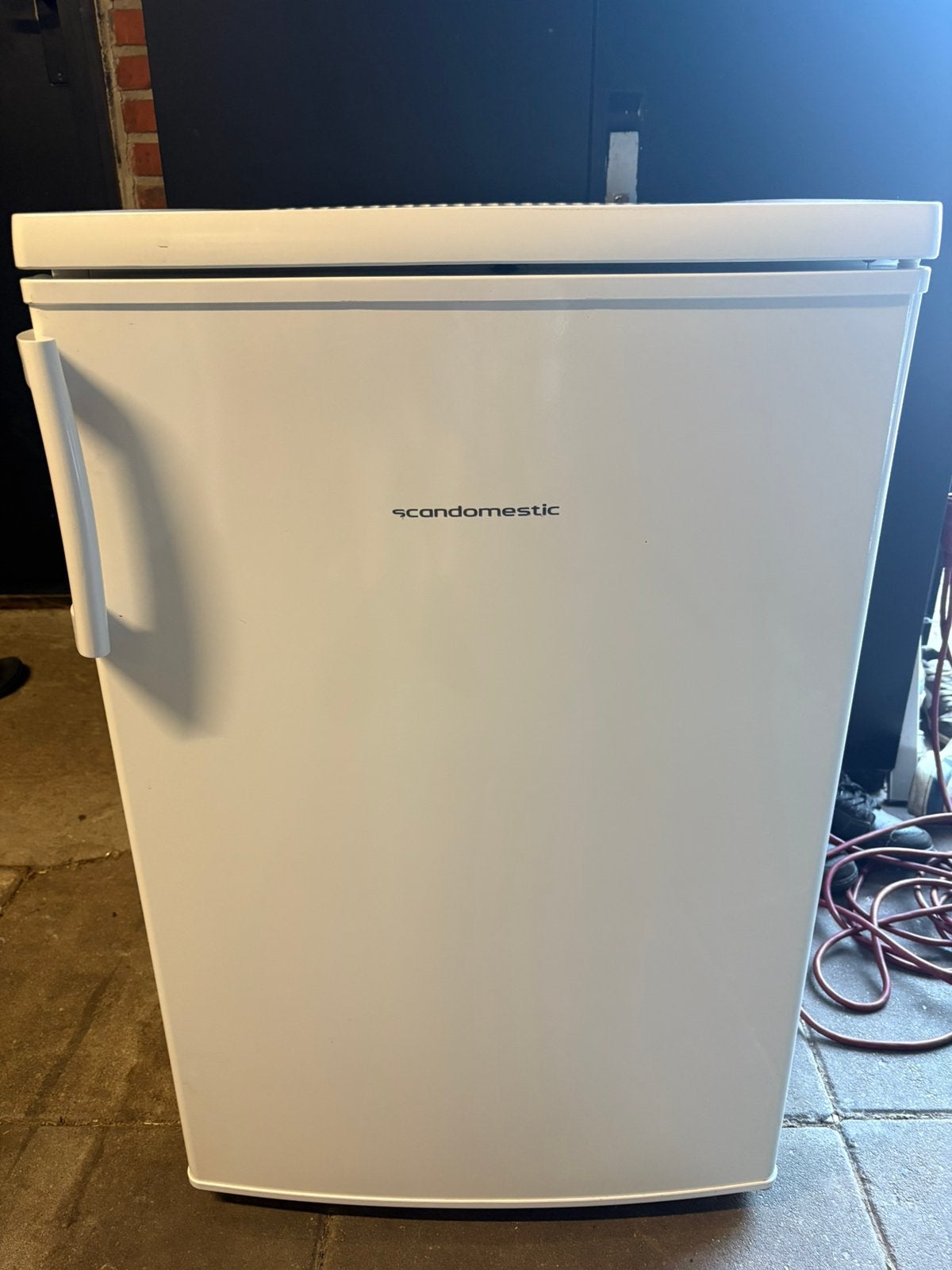 Tafelmodel vrieskast SCANDOMESTIC * bezorgen mogeljk*, Gebruikt, Minder dan 85 cm, Minder dan 60 cm, Energieklasse A of zuiniger