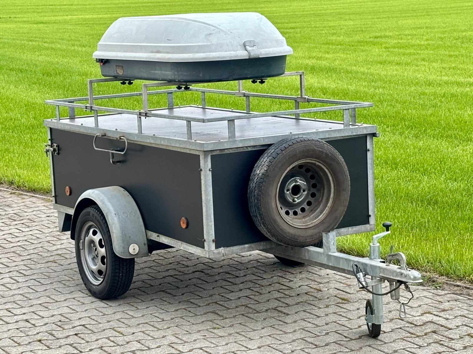 ✅ aanhanger dichte XL aanhangwagen gesloten bagagewagen, Ophalen, Gebruikt