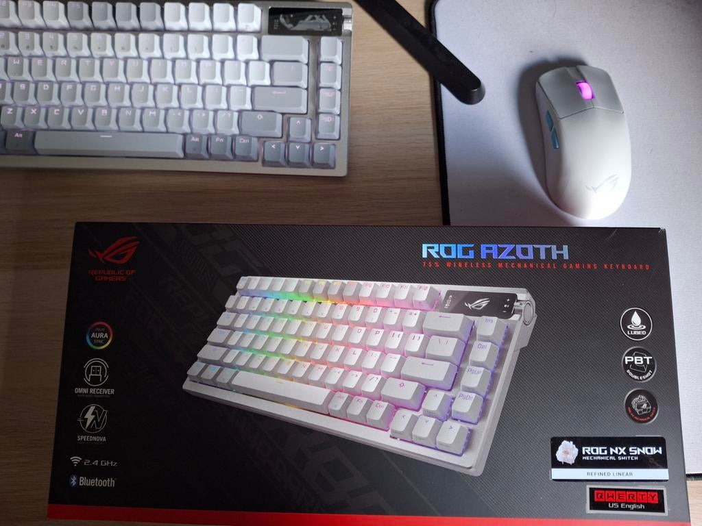 Rog Azoth 75 Gaming Toetsenbord, Ophalen of Verzenden, Zo goed als nieuw, Gaming toetsenbord