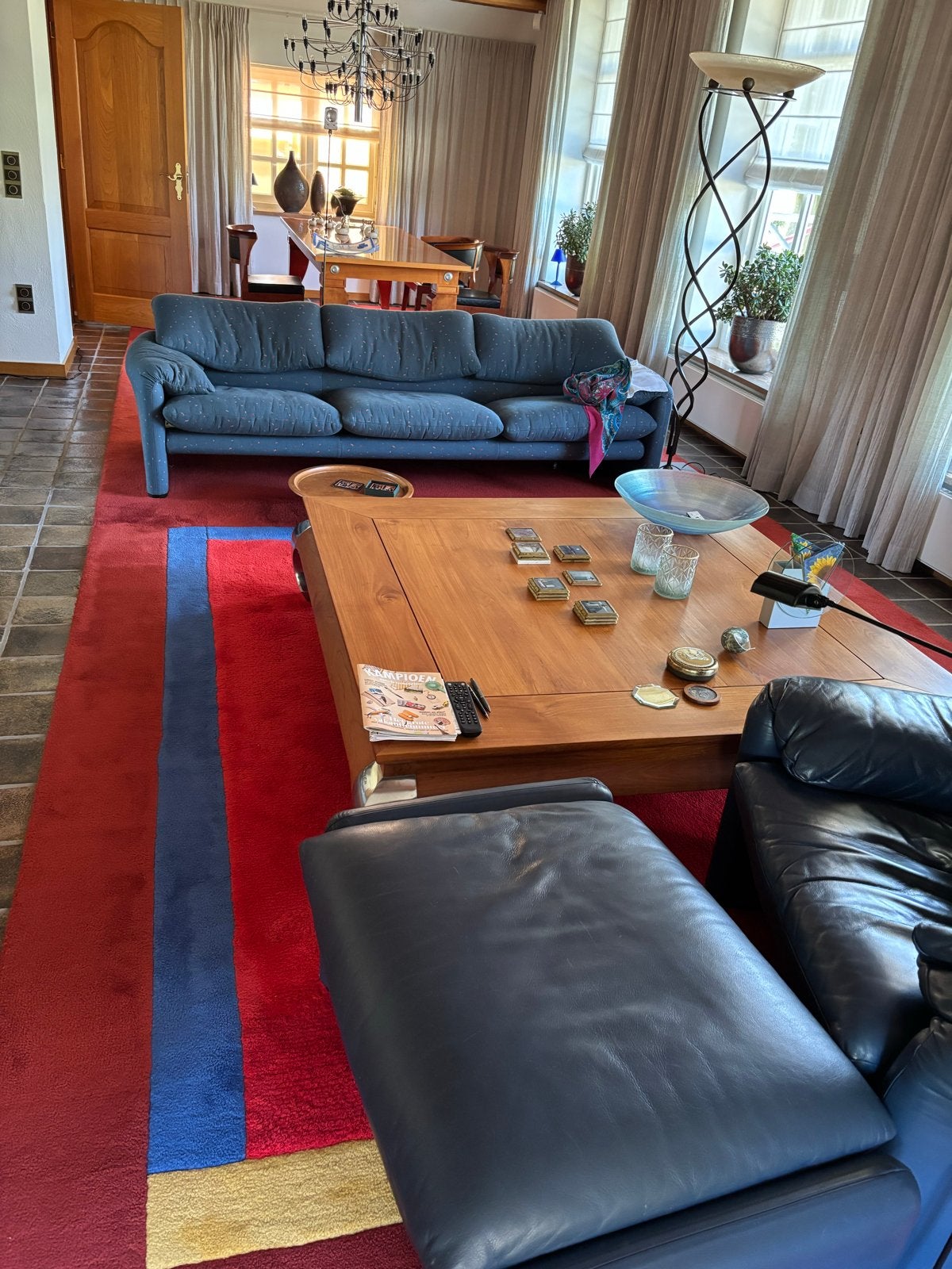Design Tapijt van Zuiver Scheerwol - Kreta-Corfu, Huis en Inrichting, Ophalen, Gebruikt, 200 cm of meer, 200 cm of meer