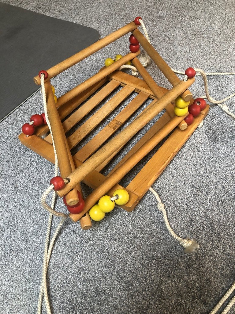 Houten schommel voor baby/peuter, Kinderen en Baby's, Ophalen, Gebruikt, Schommel