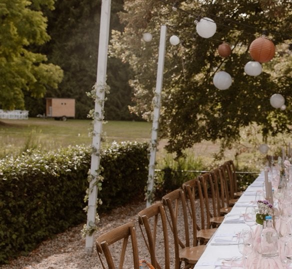 9x nep plantslingers bruiloft decoratie, Ophalen of Verzenden, Zo goed als nieuw