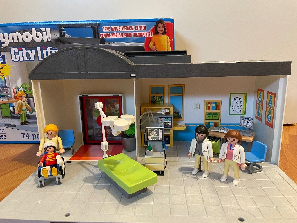 PLAYMOBIL 5953 - Ziekenhuis - compleet met doosje – ZGAN, Kinderen en Baby's, Speelgoed | Playmobil, Gebouw, Complete set, Ophalen of Verzenden