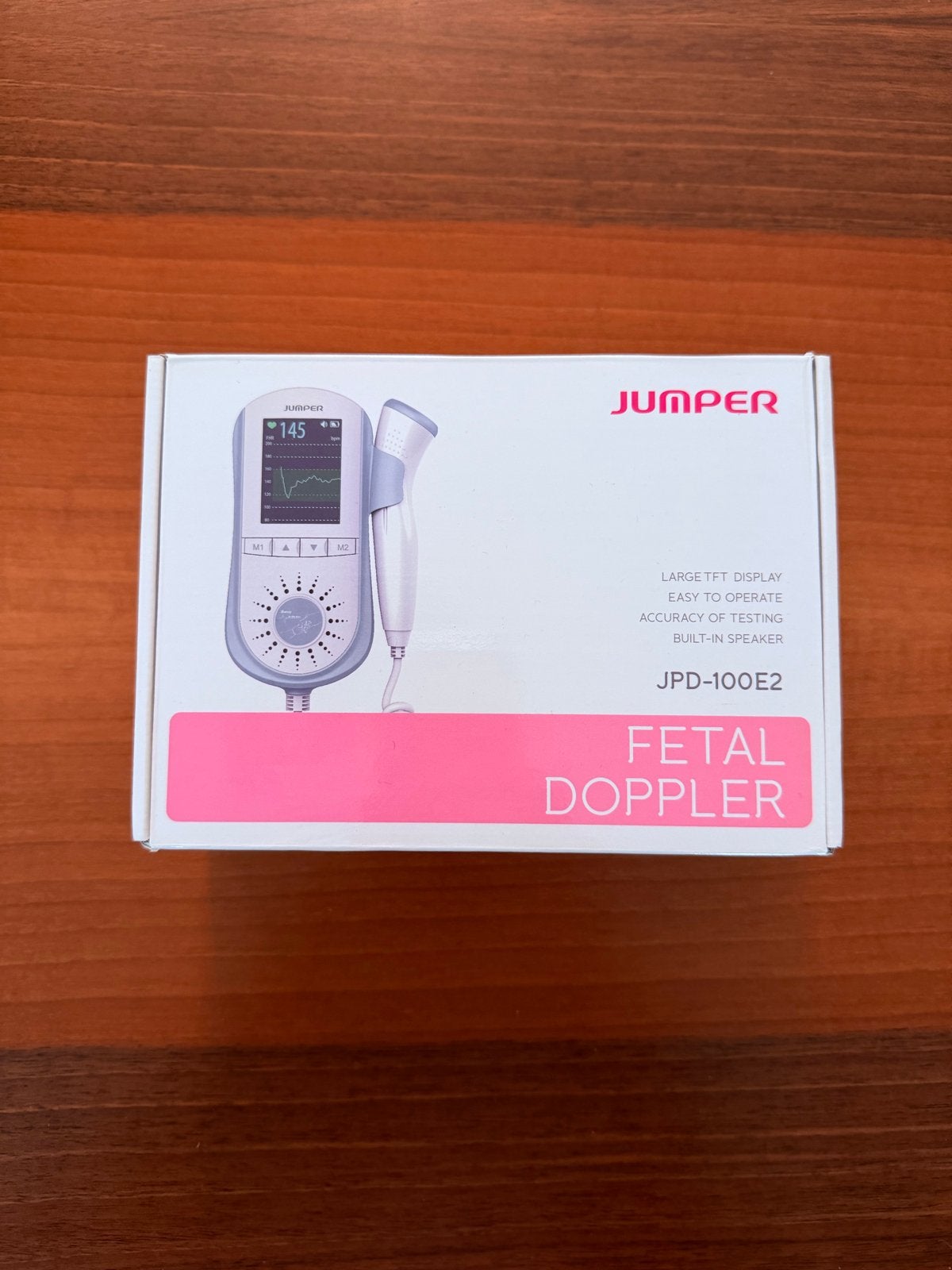 Jumper Fetal Doppler JPD-100E2 - Zo goed als nieuw met extra, Ophalen of Verzenden, Zo goed als nieuw, Zwangerschap en Bevalling