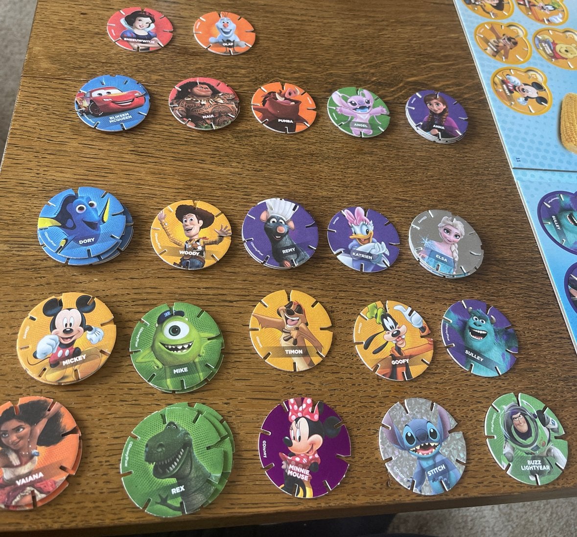 Disney Flippo's / diskeyz, Ophalen, Gebruikt