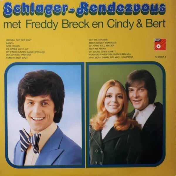 LP - Freddy Breck / Cindy & Bert ‎– Schlager-Rendezvous, LP, Gebruikt, Pop, Ophalen of Verzenden
