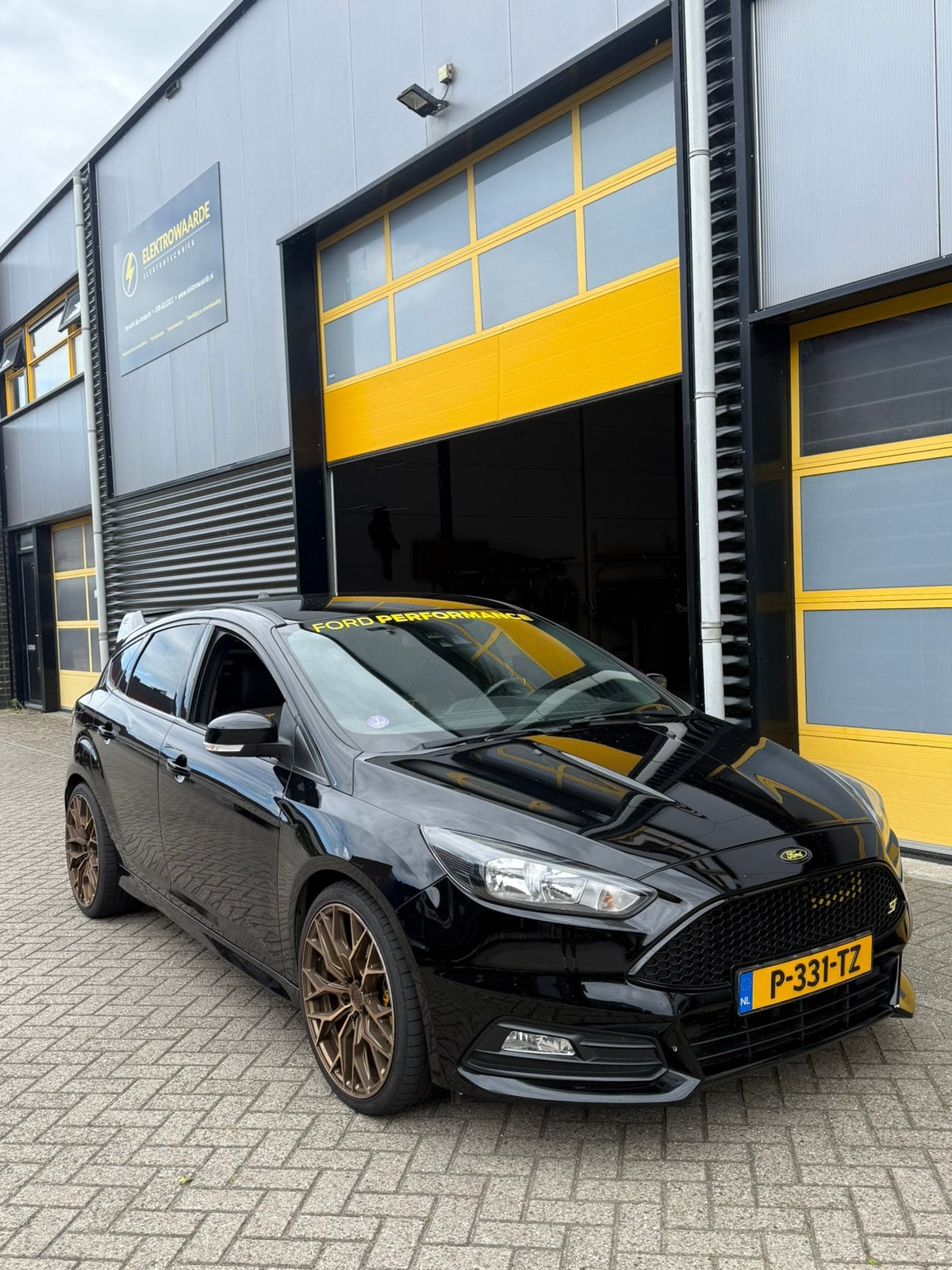 Ford Focus ST, Auto's, Ford, Particulier, Focus, Benzine, E, Hatchback, Handgeschakeld, Geïmporteerd, Zwart, Zwart, Leder en Stof