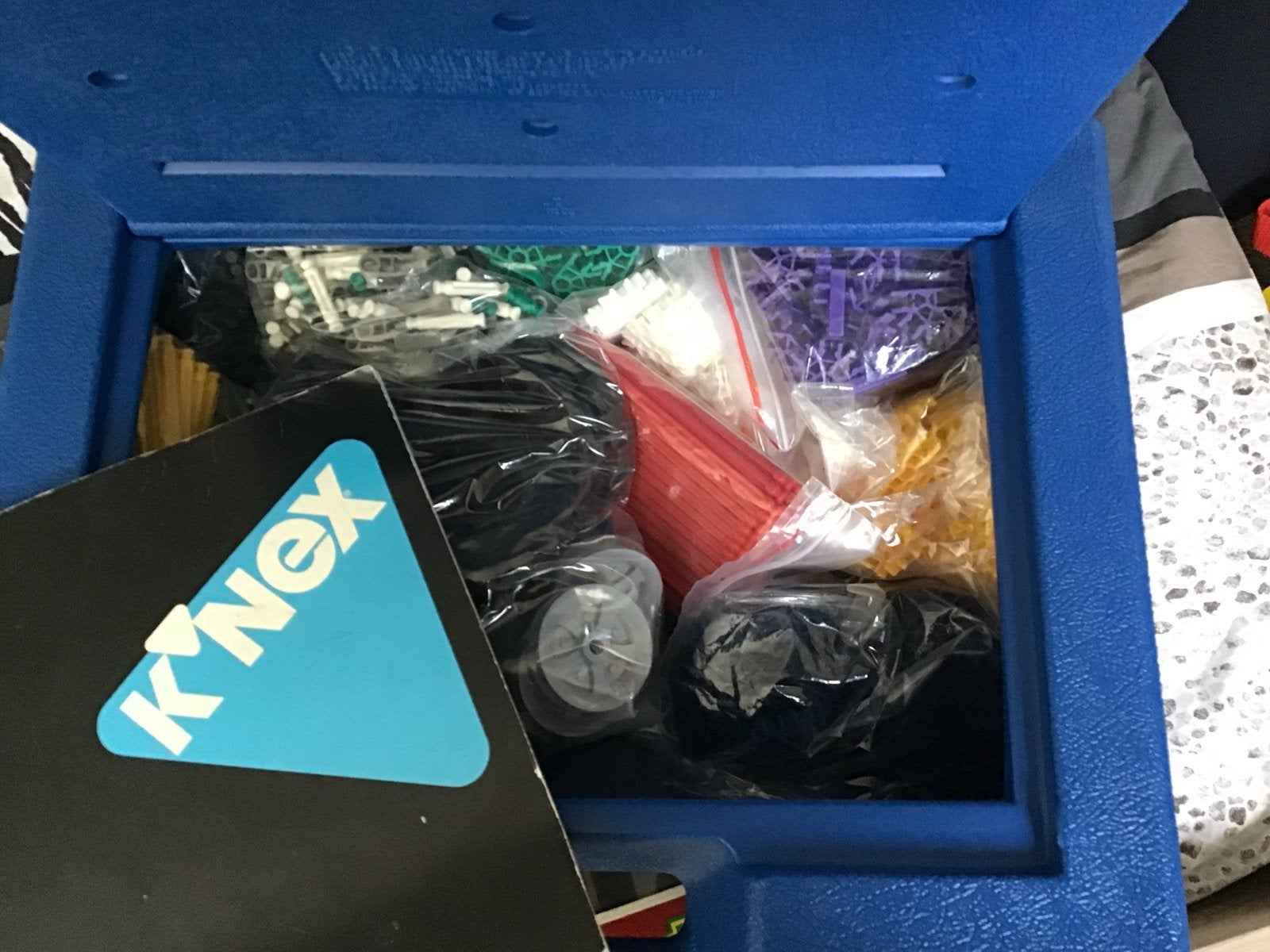 Grote K'nex set in handige opbergkoffer, Ophalen of Verzenden, Gebruikt, K'nex