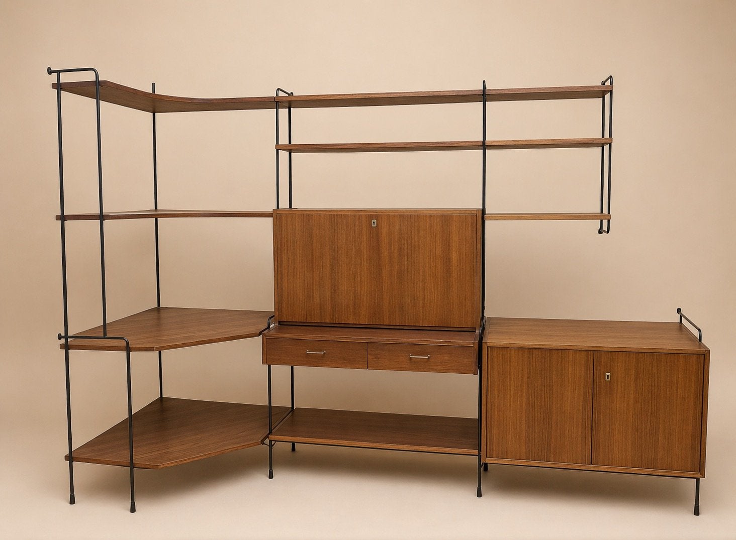 Vintage modulair wandmeubel, Ophalen, Zo goed als nieuw, X, Minder dan 100 cm
