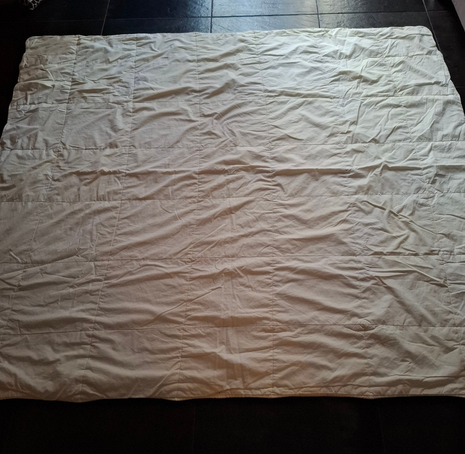 4-seizoenendekbed (200x220) + 2 dekbedovertrekken, Ophalen, Gebruikt, Wit, Tweepersoons