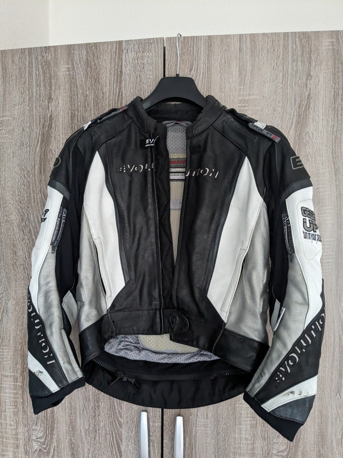 Dames motorpak (jas en broek) - Evolution, maat 44, Ophalen of Verzenden, Tweedehands, Dames, Combipak