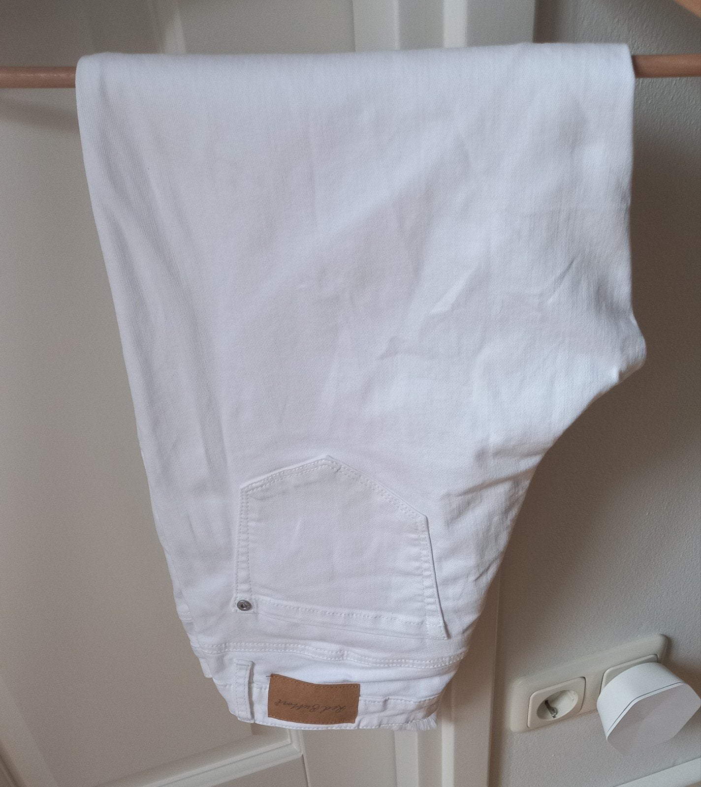 Red Button Sofie 7/8 Skinny Off-White Jeans Maat 38, Kleding | Dames, Spijkerbroeken en Jeans, Zo goed als nieuw, W30 - W32 (confectie 38/40)