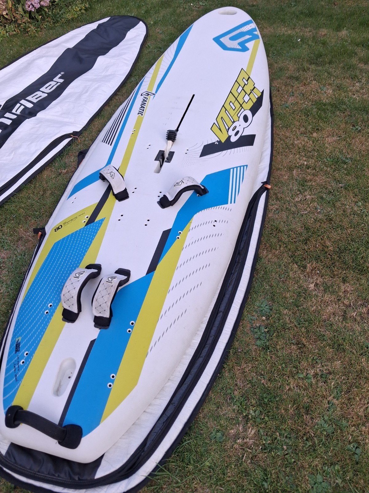 Fanatic viper 80 beginner plank 190L softdek zwaard zgan, Watersport en Boten, Windsurfen, Ophalen, 250 tot 300 cm, Fanatic, Zo goed als nieuw