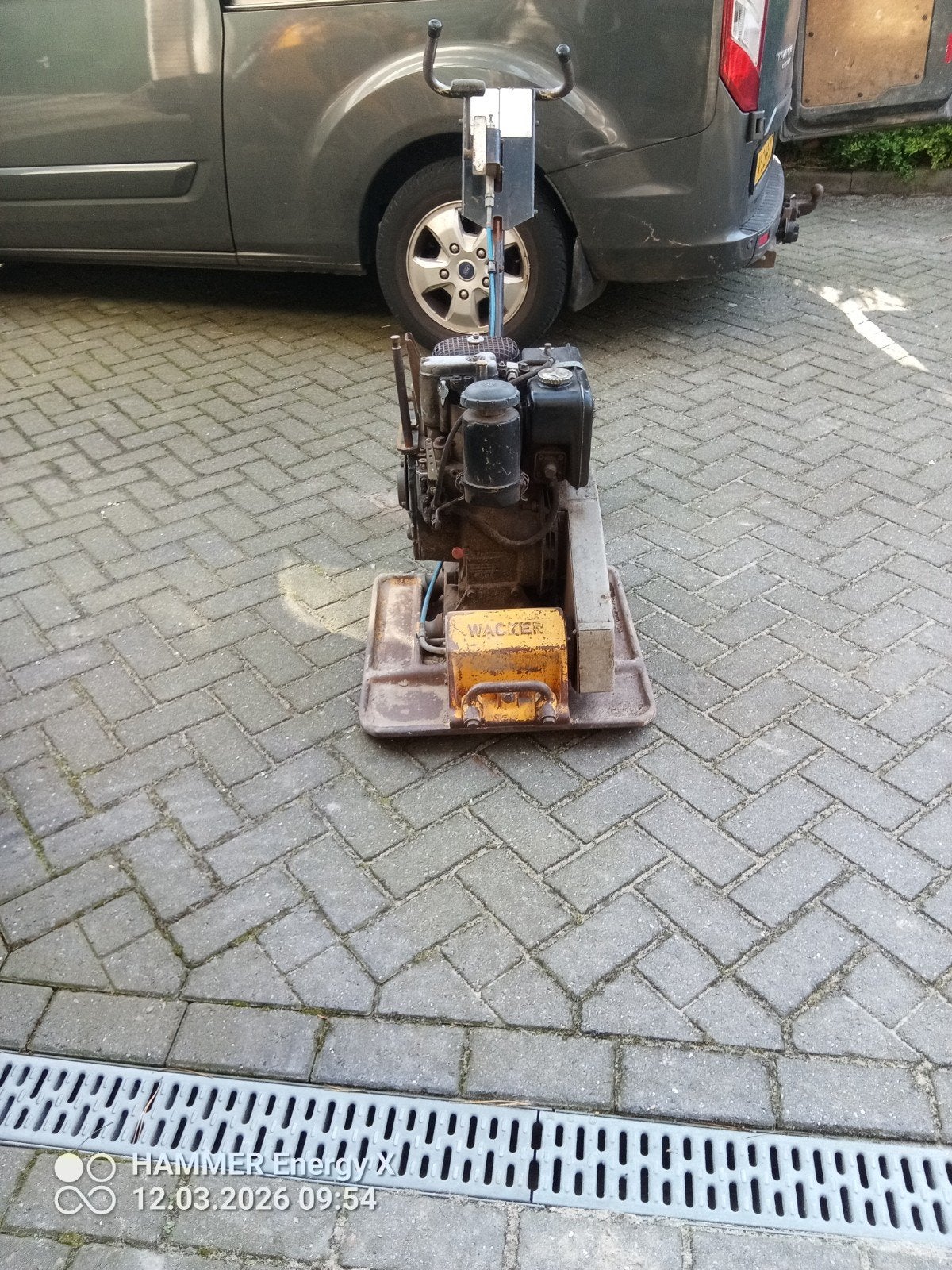 Wacker trilplaat te koop aangeboden, Ophalen of Verzenden