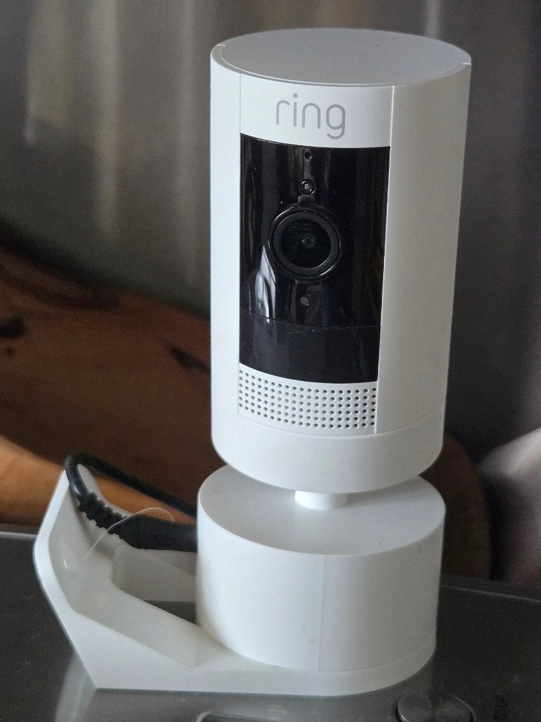 Ring Stick Up Cam set: ruilen voor UniFi of te koop, Ophalen of Verzenden, Gebruikt, Buitencamera