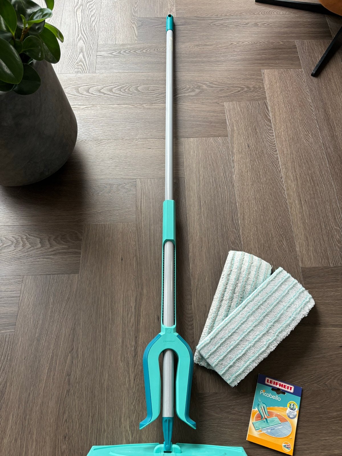 Leifheit Picobello Micro Duo Mop met Extra Doek, Ophalen, Mop of Dweil