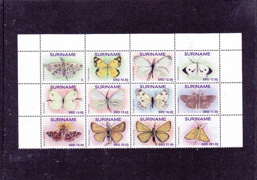 Suriname 2833/44 Vlinders 2022 (104), Verzenden, Postfris