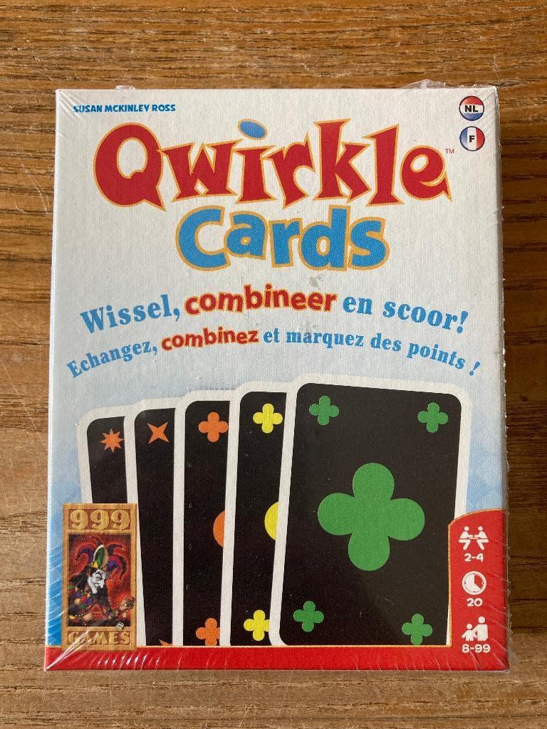 999 games - Qwirkle Cards (voor 2-4 spelers, 8+ jaar) nieuw, Hobby en Vrije tijd, Gezelschapsspellen | Kaartspellen, Een of twee spelers