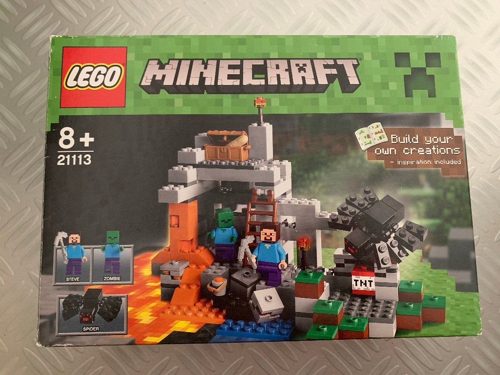 LEGO 21113 Minecraft De Grot The Cave, Compleet, Minecraft, Lego, Nieuw