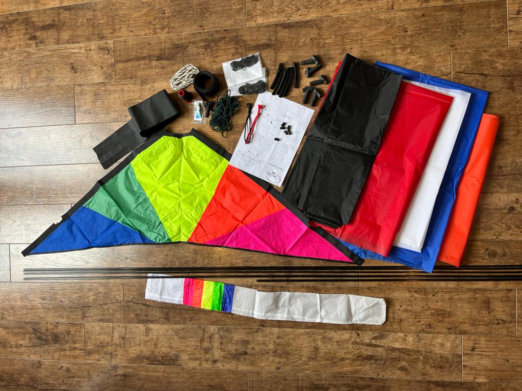 Vlieger materialen om zelf een vlieger te bouwen, Sport en Fitness, Vliegeren, Ophalen, Zo goed als nieuw, Eenlijns, Toebehoren