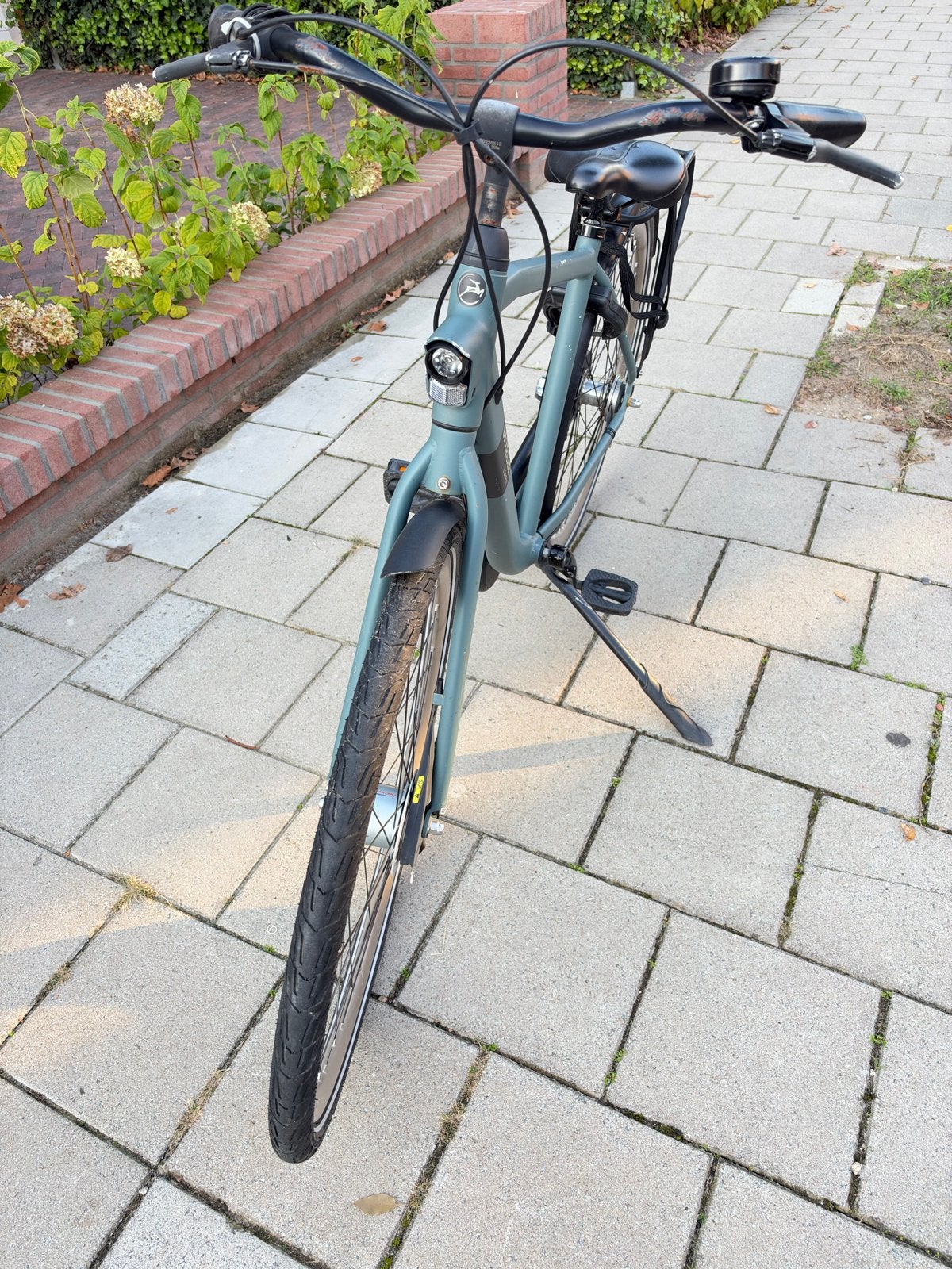 Gazelle Esprit jongensfiets - 3 versnellingen - mat blauwgro, Gebruikt, Velgrem, Versnellingen, Ophalen of Verzenden