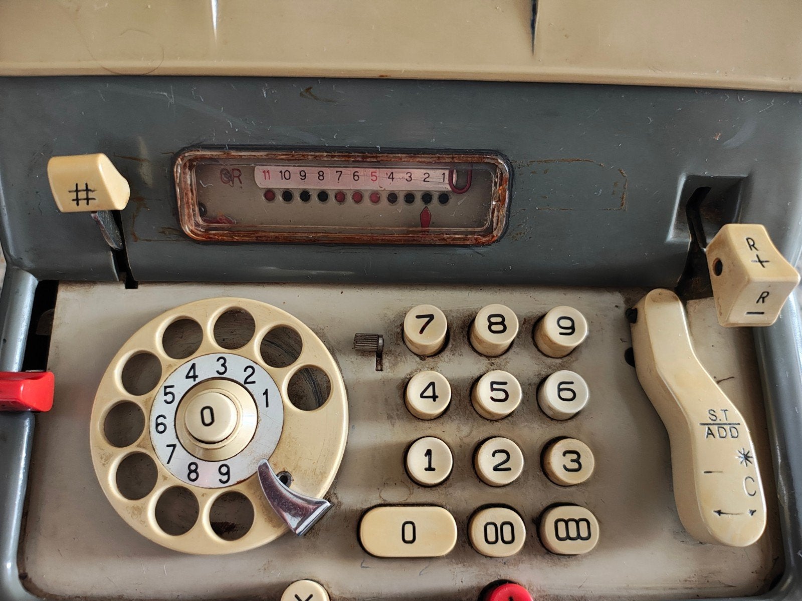 Vintage Rekenmachine met Draaischijf - Made in Italy, Ophalen