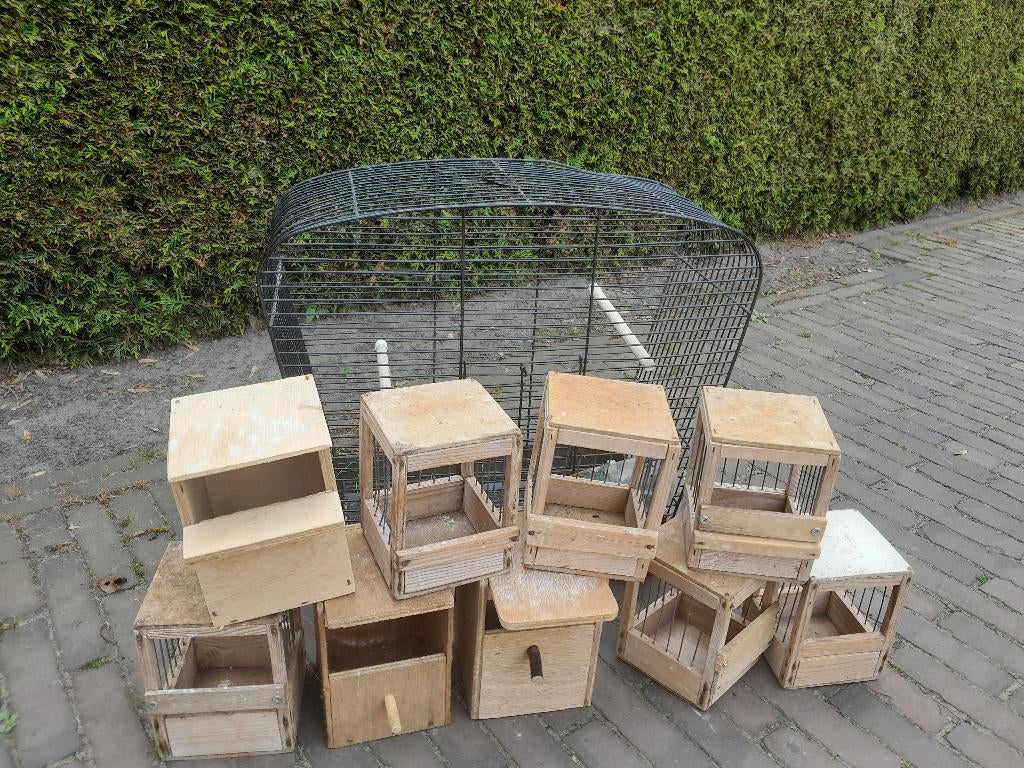Vogelkooi/Broedkooien, Ophalen of Verzenden, Gebruikt, Hout, Vogelkooi