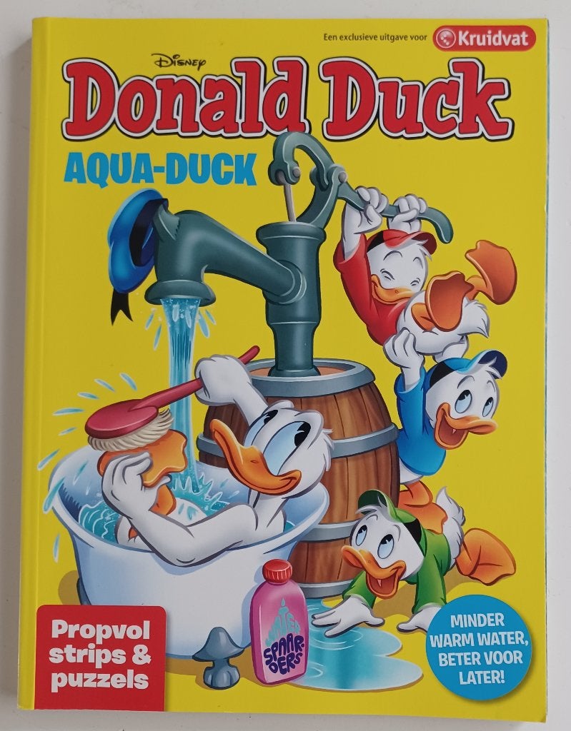 donald duck stripboek aqua duck kruidvat, Gelezen, Ophalen of Verzenden, Walt Disney, Eén stripboek