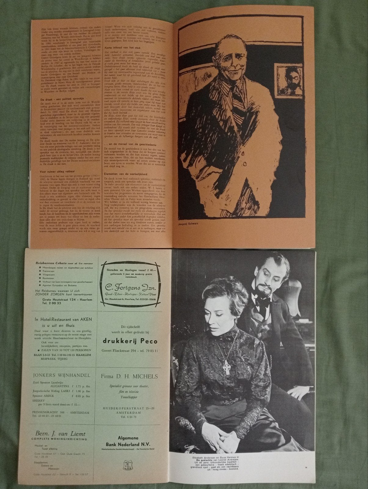 Toneelgroep Centrum Programma Boeken 965/66-, Ophalen of Verzenden, Gelezen, Onbekend, Nederland