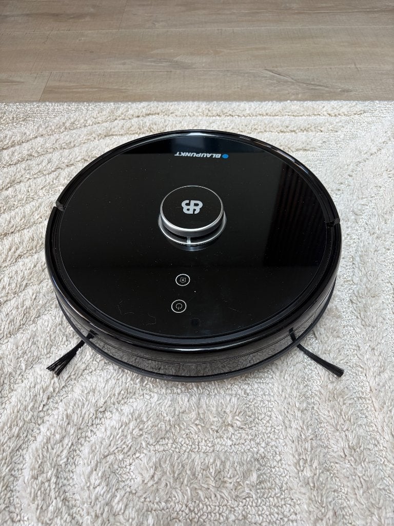 Robot stofzuiger BLAUPUNKT Bluebot XTREME Zwart, Overige merken, Bedienbaar via app, Ophalen of Verzenden, Zo goed als nieuw