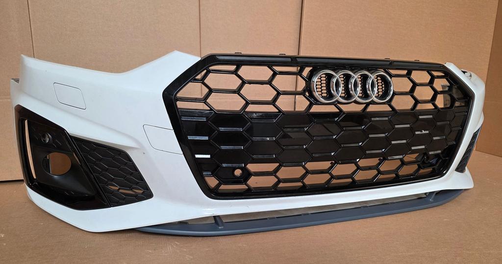 Voorbumper Audi A5 B9 F5 8W S-line S5 Facelift 8W6807065AD, Gebruikt, -, Voor, Ophalen of Verzenden