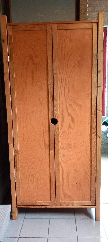 kledingkast, Huis en Inrichting, Kasten | Kledingkasten, Ophalen, Met plank(en), Gebruikt, 50 tot 100 cm